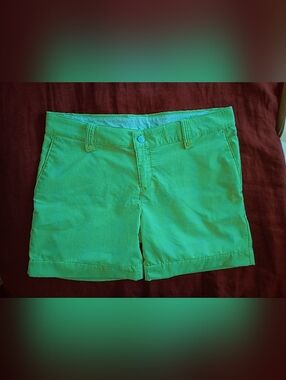 Under Armour Pinstripe Green Shorts